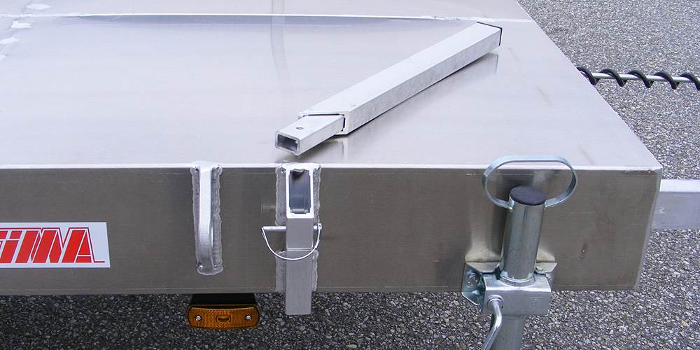 ALU-Formrohr-Halterung inkl. abnehmbarem Steher