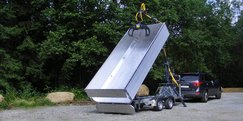 Mulde kippbar bis 45°